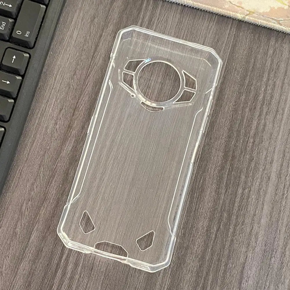 Case For Doogee S200 5G Black/ Transparent Phone Cover For Doogee S 200 Protective Shell Back Cases Funda