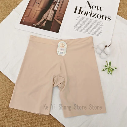 Women's thin safety pants, women's seamless breathable leggings, non-curling edge exposure, and plain pants are comfortable