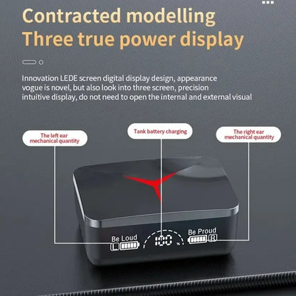 VIKEFON M90 TWS Bluetooth 5.3 Earphones Wireless Headphones Touch Control Gaming Headsets HIFI Stereo Sound Reduction With Mic