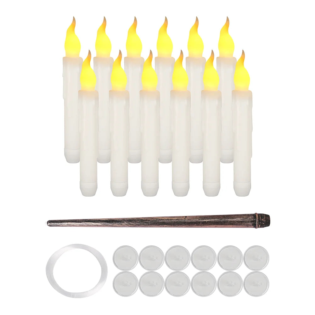 12/24Pcs Flameless LED Candle Battery Operated Flickering Candle For Home Christmas Party Wedding Decoration Tealight Candles