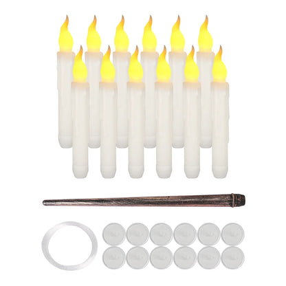 12/24Pcs Flameless LED Candle Battery Operated Flickering Candle For Home Christmas Party Wedding Decoration Tealight Candles