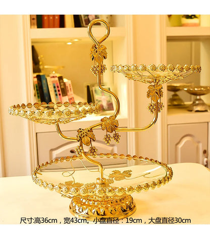 Kitchen Unique Plates Organizer Elegant Multifunctional Advanced Plates Pretty Luxury Charolas Decorativas Room Decoration