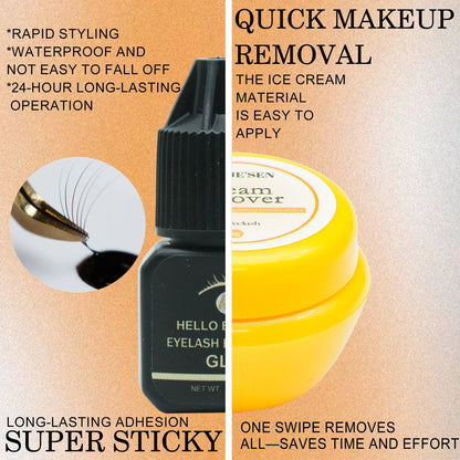 Eyelash Extension Glue 5ml Fast Dry Individual Lashes Glue False eyelash glue Lash Extension makeup tool DIY Cluster Lash Glue