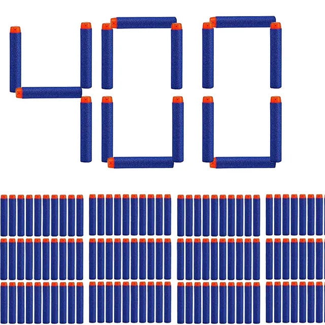 Blue Soft Hollow Hole Head Bullets 7.2cm For Nerf Refill Darts Toy Gun Bullets For Nerf Series Blasters Xmas Kid Children Gift