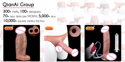 SXXY Silicone Penis Sleeve For Cock Enlargement Lengthen Men Reusable Condom Penis Ring Delayed Ejaculation