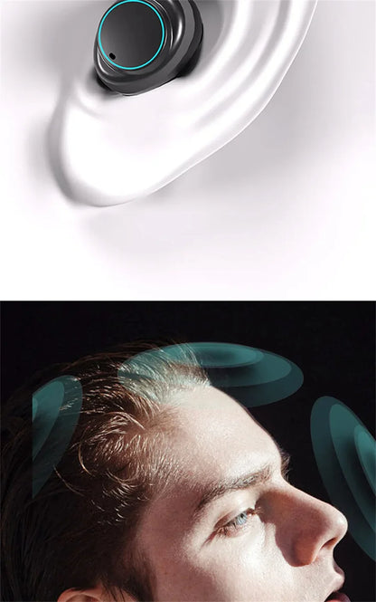 Wireless Bluetooth Headphones TWS Headsets With Mic Stereo Sport In-ear Earphone Touch Control Long Standby HD Call Earbuds Game