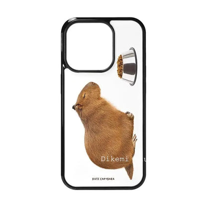 Korean Ins Niche Cute Ugly Cute Capibala Phone Case For iPhone 16 15 14 13 12 11 Pro Max MIni Xr X Xs Max 7 8 Plus Y2K Cover