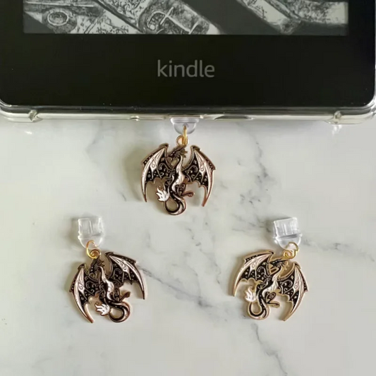 Phone Accessories  Phone Dust Plug Kindle Phone  Charm Celestial Dragon / Kindle Accessories /E-Reader Accessories