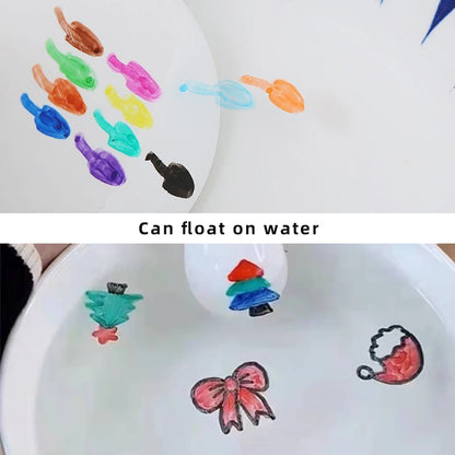 8/12 Color Erasable Whiteboard Pen Set Children's Color Floating Pen Children's Creative Water Floating Pen Painting Stationery