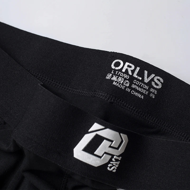 ORLVS Mens Boxer Sexy Underwear Soft Boxershorts Cotton Underpants Male Panties 3D Pouch Shorts Under Wear Pants Short
