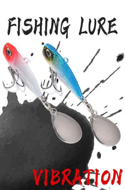 WALK FISH 7g 11g 15g 21g Spinner Bait Metal VIB Fishing Lure Rotating Tail Vibration Sequins Japan Wobbler Trolling Bait Pesca