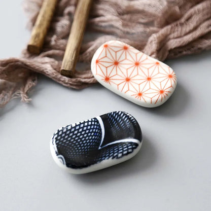 Kitchen Tools Rest Ceramic Chopsticks Stand Chopsticks Holder Tableware Chopsticks Spoon Rack