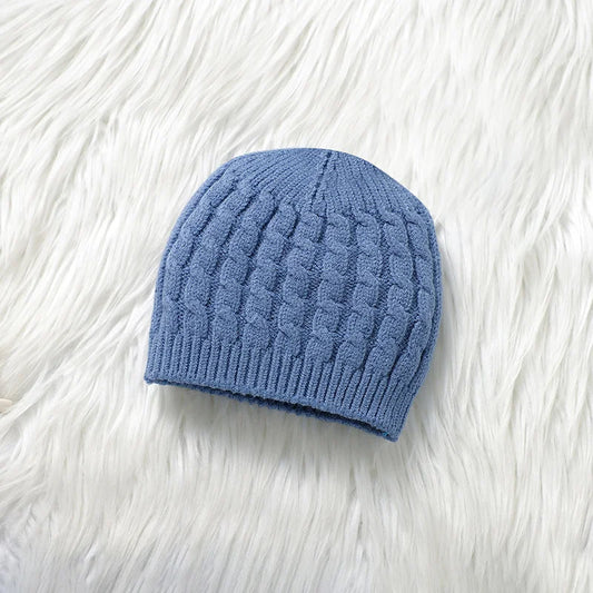 Kids Clothes Set 0-9M Autumn Winter Blue Casual Outerwear Newborn Infant Boys Long Sleeve Sweaters Pullovers+Pants Toddler Suits