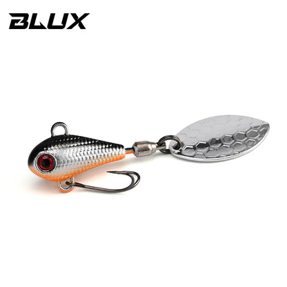 BLUX SPINTAIL Fishing Lure 4.5g 7g 11g Mag Tail Spinner Shad Metal Vib Casting Shore Jig Bait Copper Blade Spoon Freshwater Bass