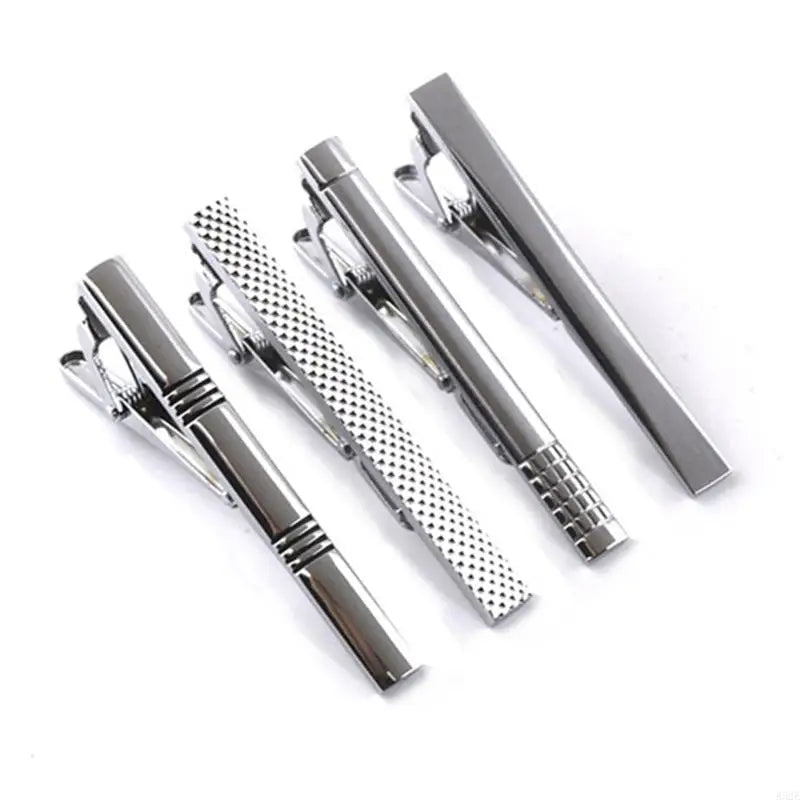 A52E Pack of 8 Stylish Tie Fasteners Men Tie Clip Set for Men Enhances Your Professional Images with These Simple Accessories