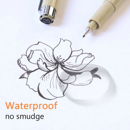 3pcs Manga Markers Needle Pen Art Hand-painted Hook Line Pen Sketch Pens Stationery Set Art School Supplies Art Sakura Pen New