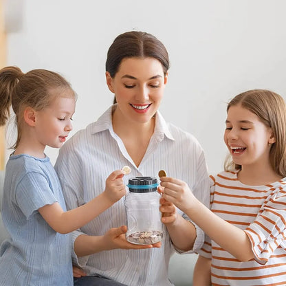 New Electronic Piggy Bank Counter Coin Digital LCD Counting Coin Money Saving Box Jar Coins Storage Box For USD EURO Money Gifts