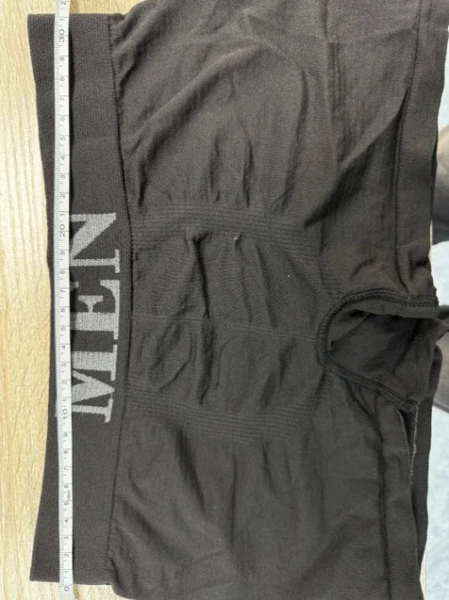 5PCS Men’s High Elastic Breathable Boxer Briefs Comfortable Soft Underwear Solid Color Panties for Daily Wear