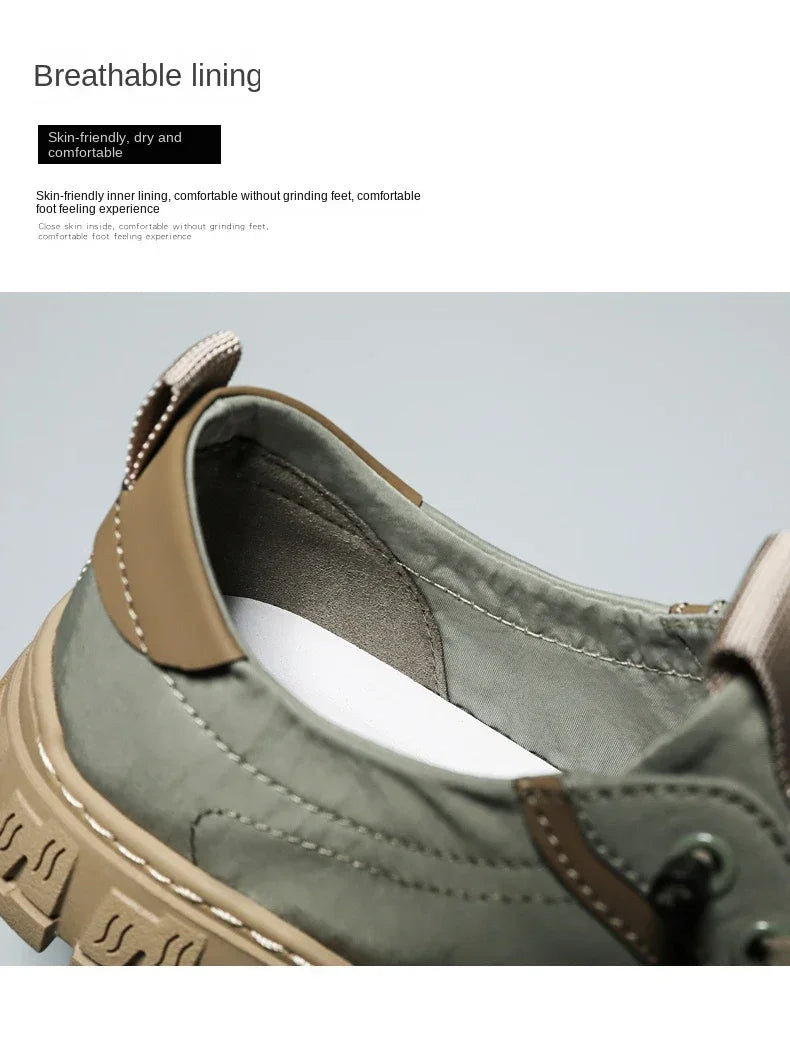 Sneakers for Men New Flats Casual Shoes One Pedal Breathable Men Loafers Stylish and Comfortable High-end Brand Shoes for Men