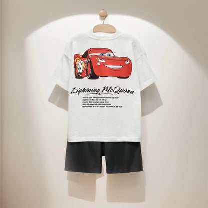 Kids Sports Outfits Boy Girl Casual Playwear Toddler Summer Clothes Cartoon Children Clothes Set Character Two-piece Set