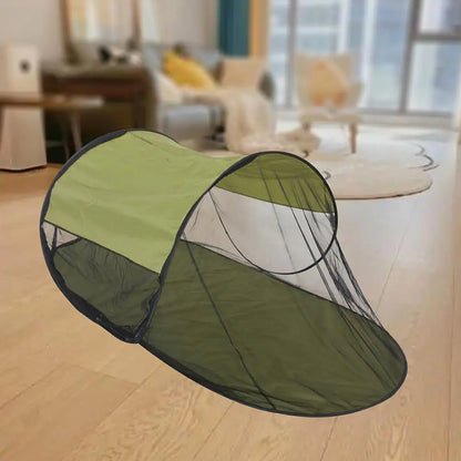Tents for Camping Foldable Net Tent with Floor Single Person Camping Screen Shelter Portable Screen Houses for Bedding Camping