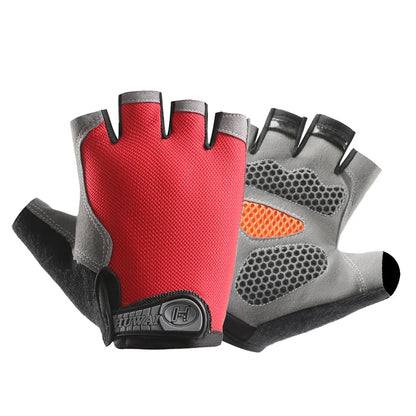 Breathable Anti-Slip Half Finger Gloves for Fitness Cycling Summer Gym Cycling Gloves for Men And Women Bicycle Riding Fishing