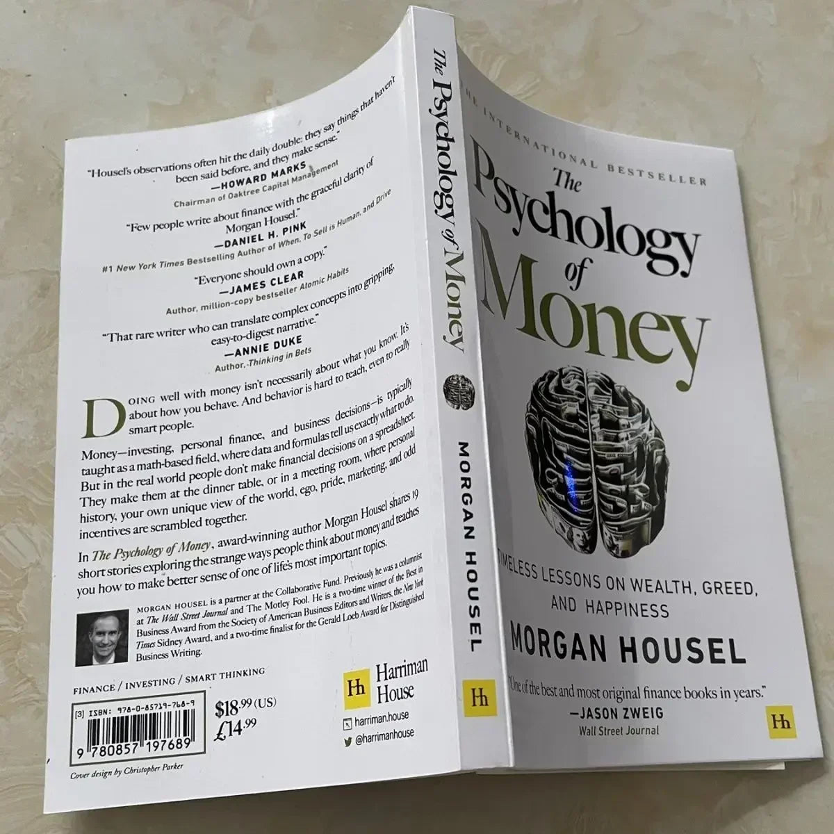 The Psychology of Money Atomic Habits Timeless Lessons on Wealth,Greed, and Happiness A Simple Way to Build Good Habits & Break