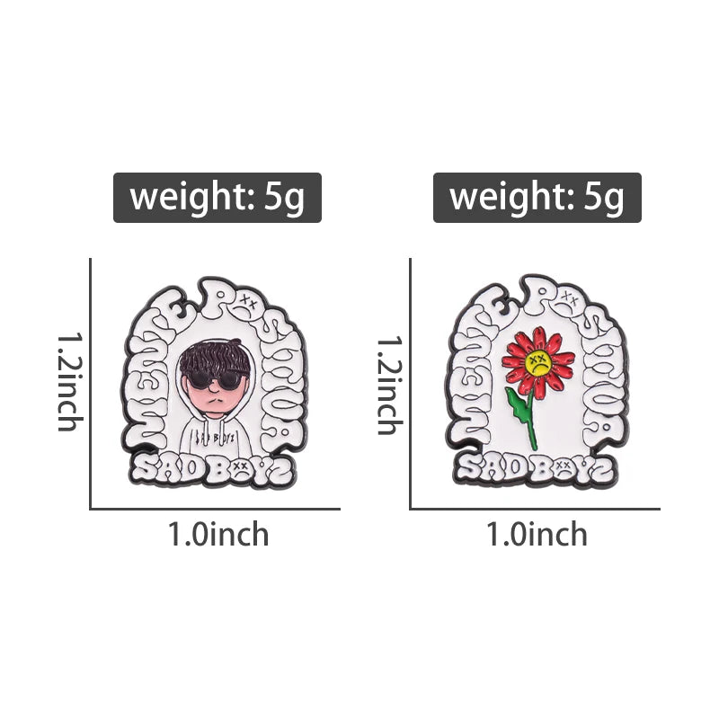 Retro Mexican Metal Hat Clip Pins Enamel Pins Cartoon Sloth Boy Baseball Cap Golf Cap Hat Badge Accessories Fashion Jewelry Gift