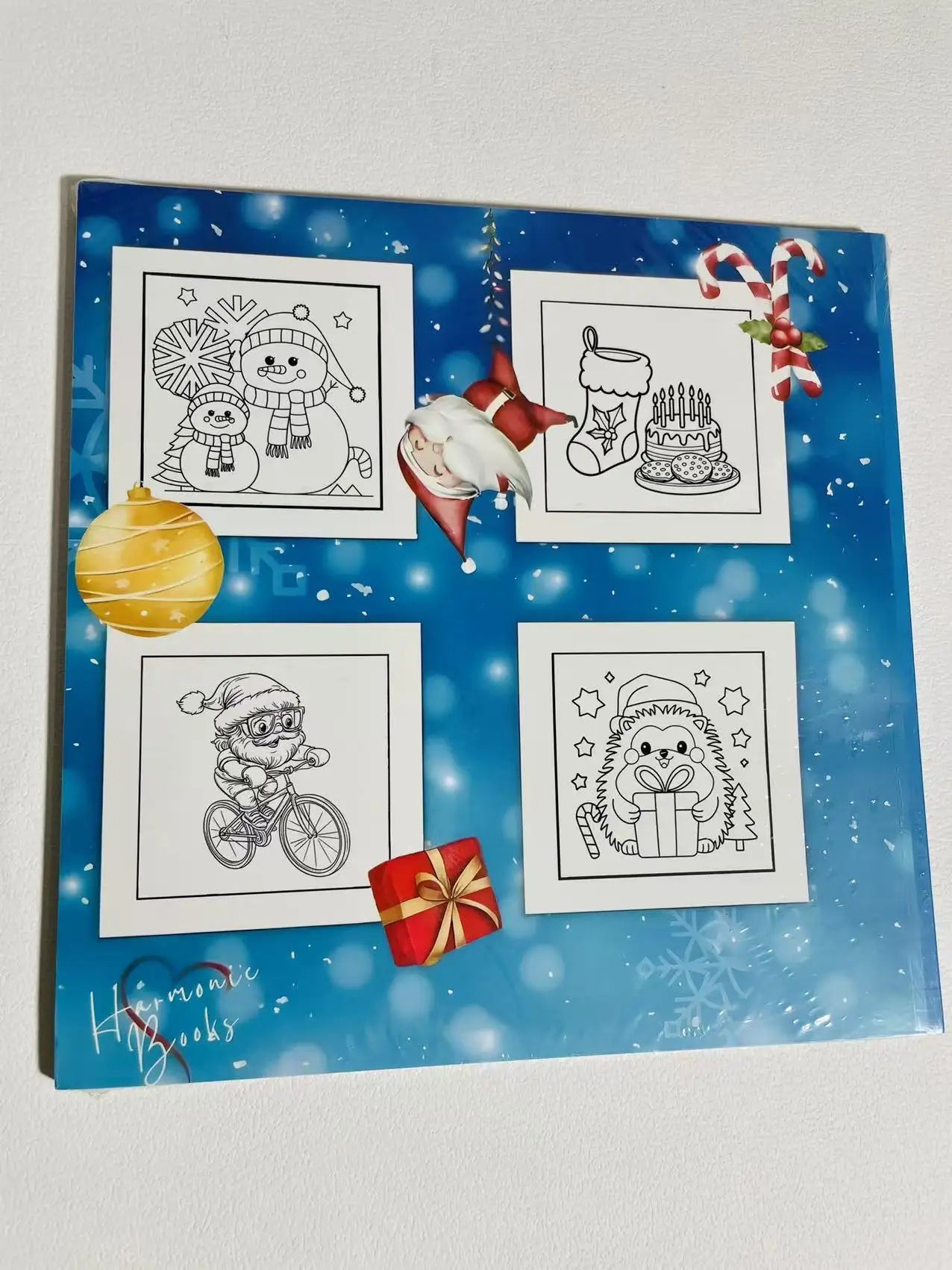 Cute Family Warm Color Graffiti Book, Children's and Preschool Puzzle Drawing Book