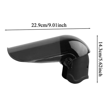 Cell Phone Rain Cover Motorcycle Phone Sunshade Screen Waterproof Visor Sun Hat Phone Mount Sun Shade Extended Sun Visor Helmet