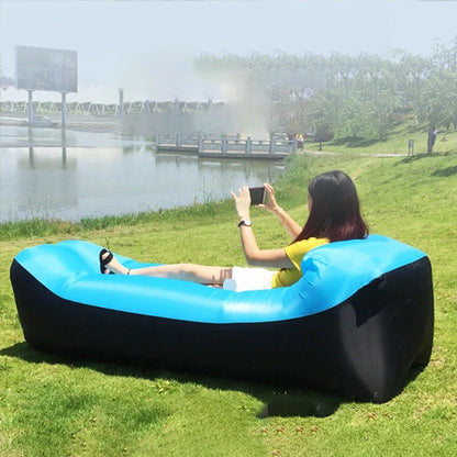 Camping Hiking Portable Foldable Inflatable Sleeping Mat Camping Single Air Mat Camping Travel Mattress Garden Beach Air Mat