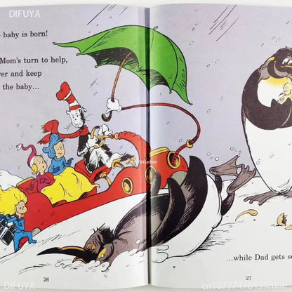 Random 11 Books Dr. Seuss Series Interesting Story Children's Picture English Books Kids Child Festival Gift Toy Enlightenment