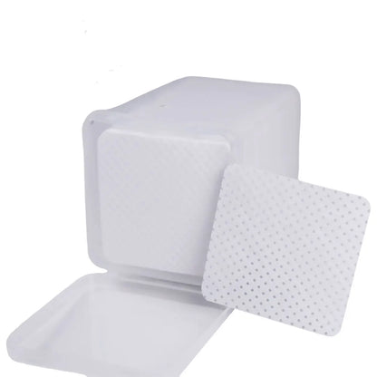 200pcs Wipes Paper Cotton Eyelash Glue Remover Wipe Mouth Of The Glue Bottle Prevent Clogging Glue Cleaner Pads Lash Extension