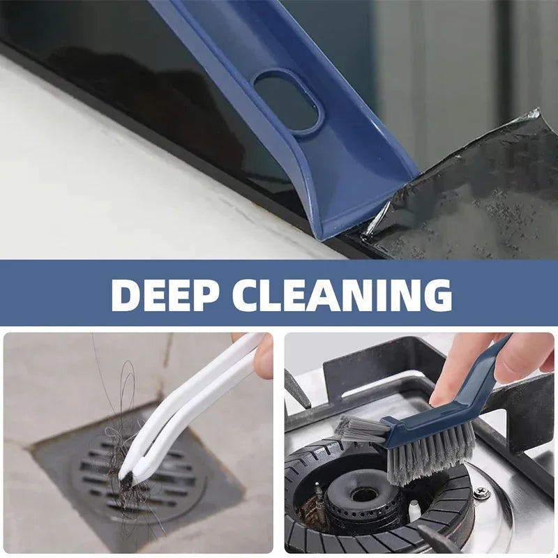 Bathroom Long Handled Brush Floor Brush Bathroom Sink Bathtub Ceramic Tile Hard Bristled Brush Cleaning Floor Seam Brush