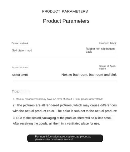 Bathroom door absorbent floor mat foot mat household toilet toilet soft diatom mud toilet quick drying non-slip mat