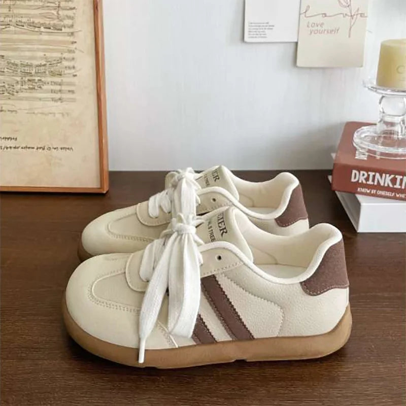 Women's Shoes Autumn New Fashion Trend Casual Shoes Wide Toe Soft Comfortable Flat Shoes Outdoor Casual Sports Shoes