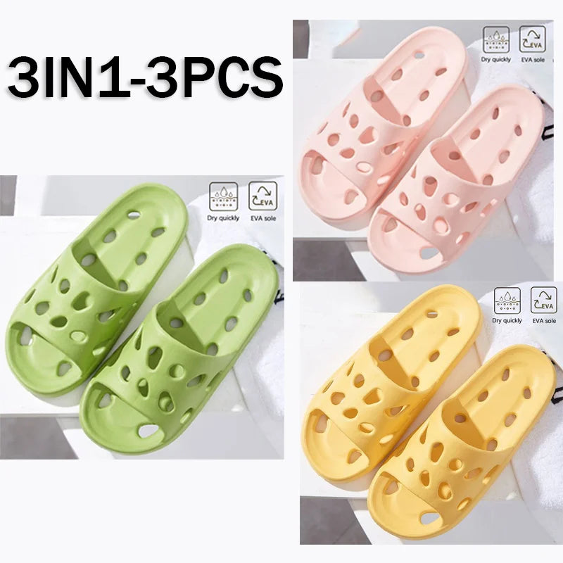 نعال حمام منزلية خفيفة الوزن مقاومة للماء للشاطئ نعال غير قابلة للانزلاق للسباحة والحمامات والأحذية المائية