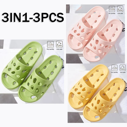 نعال حمام منزلية خفيفة الوزن مقاومة للماء للشاطئ نعال غير قابلة للانزلاق للسباحة والحمامات والأحذية المائية