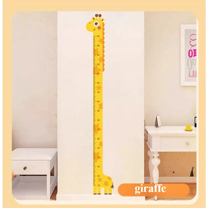 1PC wall sticker measuring instrument ruler for measuring height, cartoon height sticker wallpaper can be removed