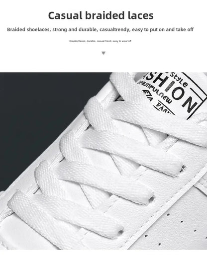 Men's Shoes Explosion Thick Soled Leather Small White Shoes Men's Trendy Shoes with Fashion Board Shoes Street Casual Shoes