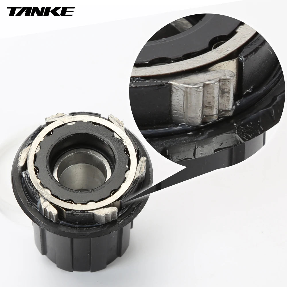 TANKE 120 Click Hub 6 Bearing MTB Mountain Bike Hub Front Rear 28 32 36 Holes QR Thru-axle Exchange Disc Brake Bicycle Hubs HG