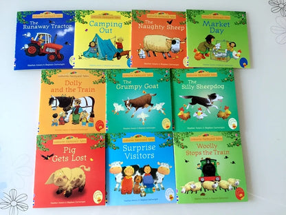 20Books/set 15X15Cm Kids Usborne Picture Books for Children Baby Famous Story English Child Book Educativo Infantil