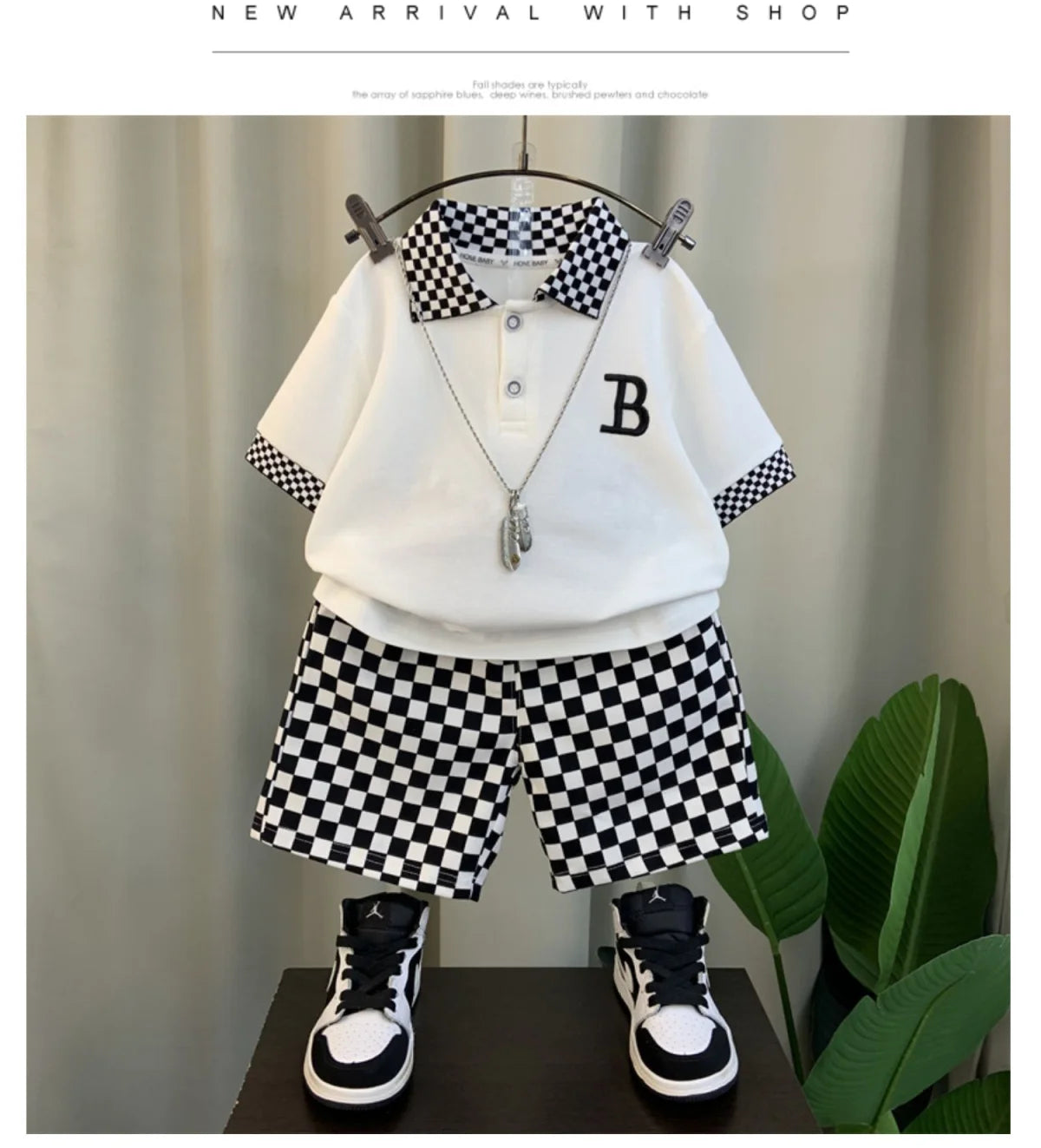 Korean Children's Clothes 2025 Summer Kids Clothes Boys Outfits Baby Thin Short Sleeves Stripe Polo Shirt +Shorts Two Pieces Set