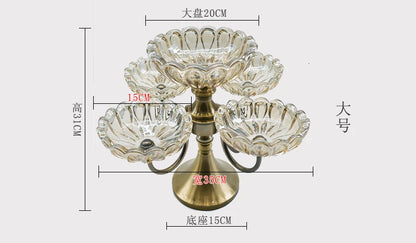 Kitchen Unique Plates Organizer Elegant Multifunctional Advanced Plates Pretty Luxury Charolas Decorativas Room Decoration