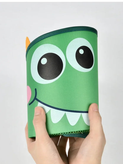 Kids Tidy Organizer Storage Suction Bathroom Bathtub Doll Hanging Bag  Dinosaur Animal Baby Bath Toys Basket Mesh Bag Water Toys