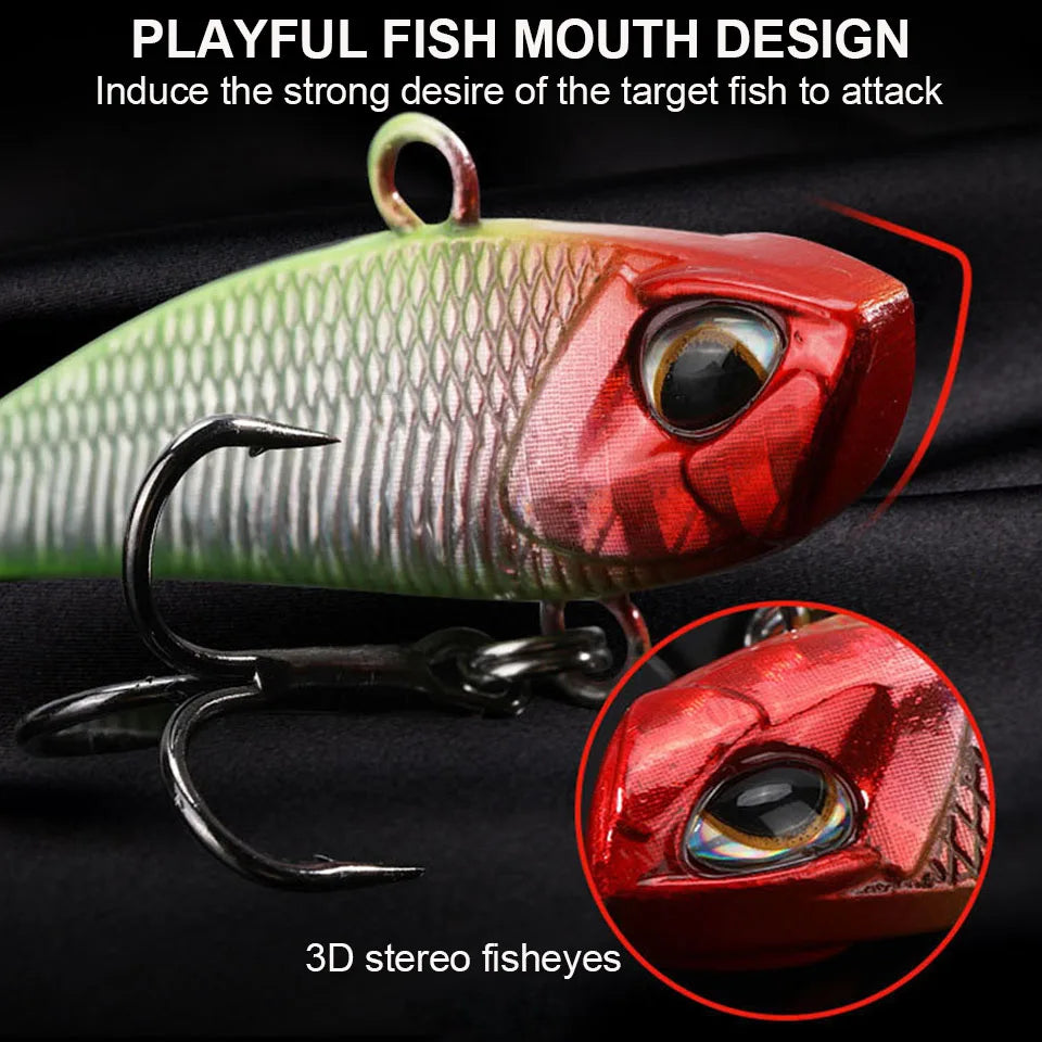 WALK FISH 7g 11g 15g 21g Spinner Bait Metal VIB Fishing Lure Rotating Tail Vibration Sequins Japan Wobbler Trolling Bait Pesca