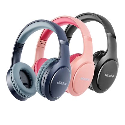 Siindoo Wireless Bluetooth Headphones 3 Colors Foldable Stereo Earphones Super Bass Noise Canceling Mic Headset JH-919 For TV PC