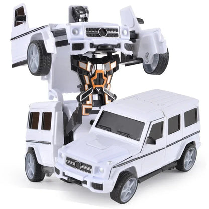 Transforming Inertial Car with Collision Technology: Autobot Robot Car for Boys