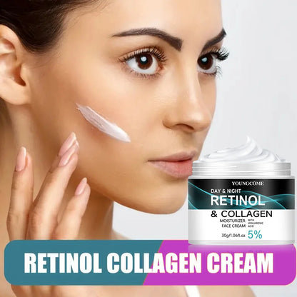YOUNGCOME Retinol Cream Promotes Skin Elasticity And Luster Nourishing Nourishing And Locking Moisture To Improve Skin Texture