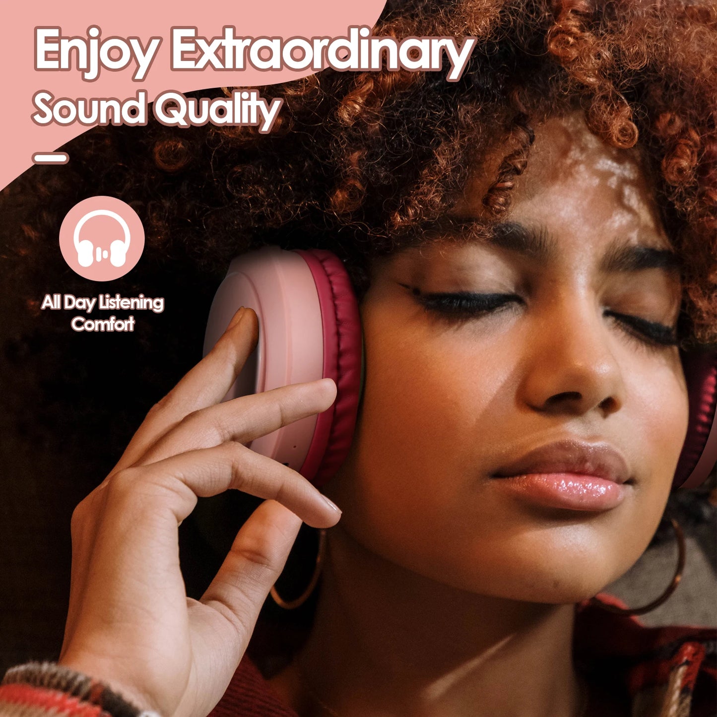 Siindoo Wireless Bluetooth Headphones 3 Colors Foldable Stereo Earphones Super Bass Noise Canceling Mic Headset JH-919 For TV PC